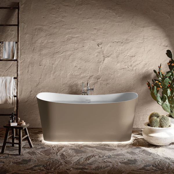 # VASCA Ship - NOVELLINI design moderno con mobile e con rubinetteria a bordo vasca