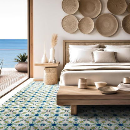 VIETRI SAVOIA ITALIA Piastrelle in gres porcellanato decorato effetto maioliche partenopee vivaci e artigianali per pavimenti e rivestimenti