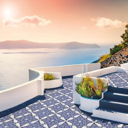 VIETRI SAVOIA ITALIA Piastrelle in gres porcellanato decorato effetto maioliche partenopee vivaci e artigianali per pavimenti e rivestimenti