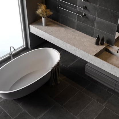 VULCANIA SAVOIA ITALIA Piastrelle in gres porcellanato effetto pietra 60×60 cm con bordo irregolare