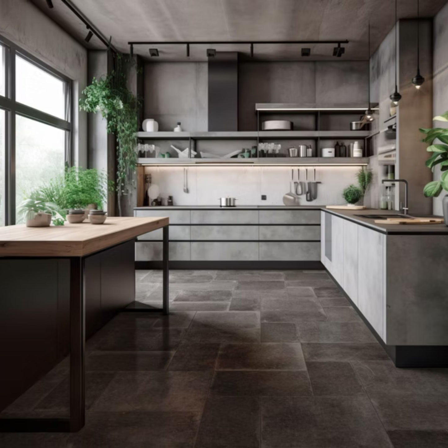 VULCANIA SAVOIA ITALIA Piastrelle in gres porcellanato effetto pietra 60×60 cm con bordo irregolare