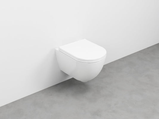 # WC SOSPESO ENJOY MINI 48 SENZA BRIDA - CIELO igiene e pulizia impeccabile per il tuo bagno