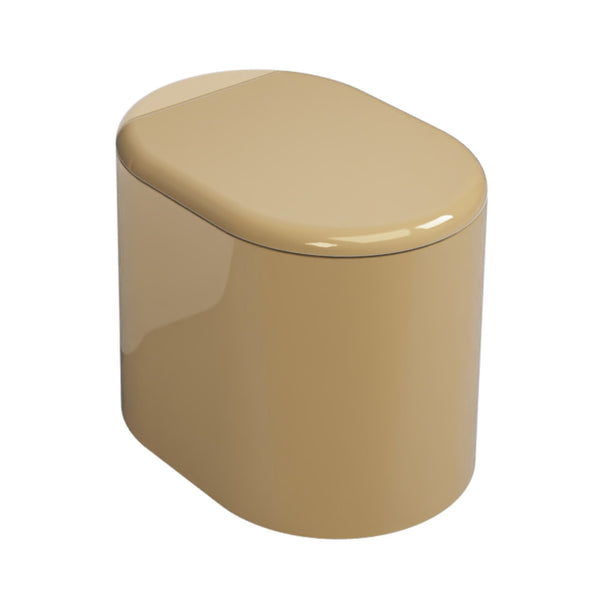 # WC A TERRA ITACA con accessorio inox integrato a destra - CIELO sanitari a pavimento in ceramica vaso per bagno