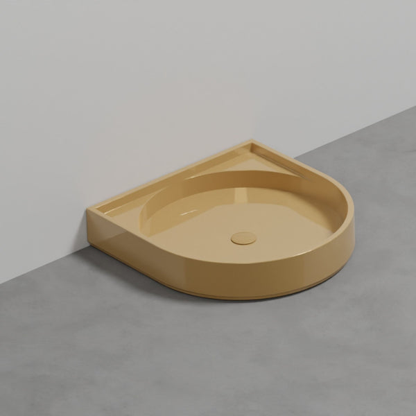 # PIATTO DOCCIA AUGUSTO 106x106 h20 cm - CERAMICA CIELO elemento d’arredo bagno raffinato e scenografico