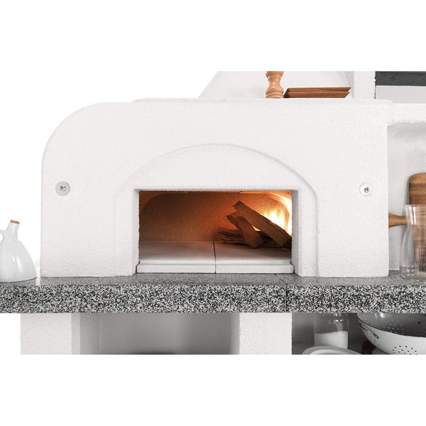 Barbecue in cemento con forno e tettoia Antille Palazzetti