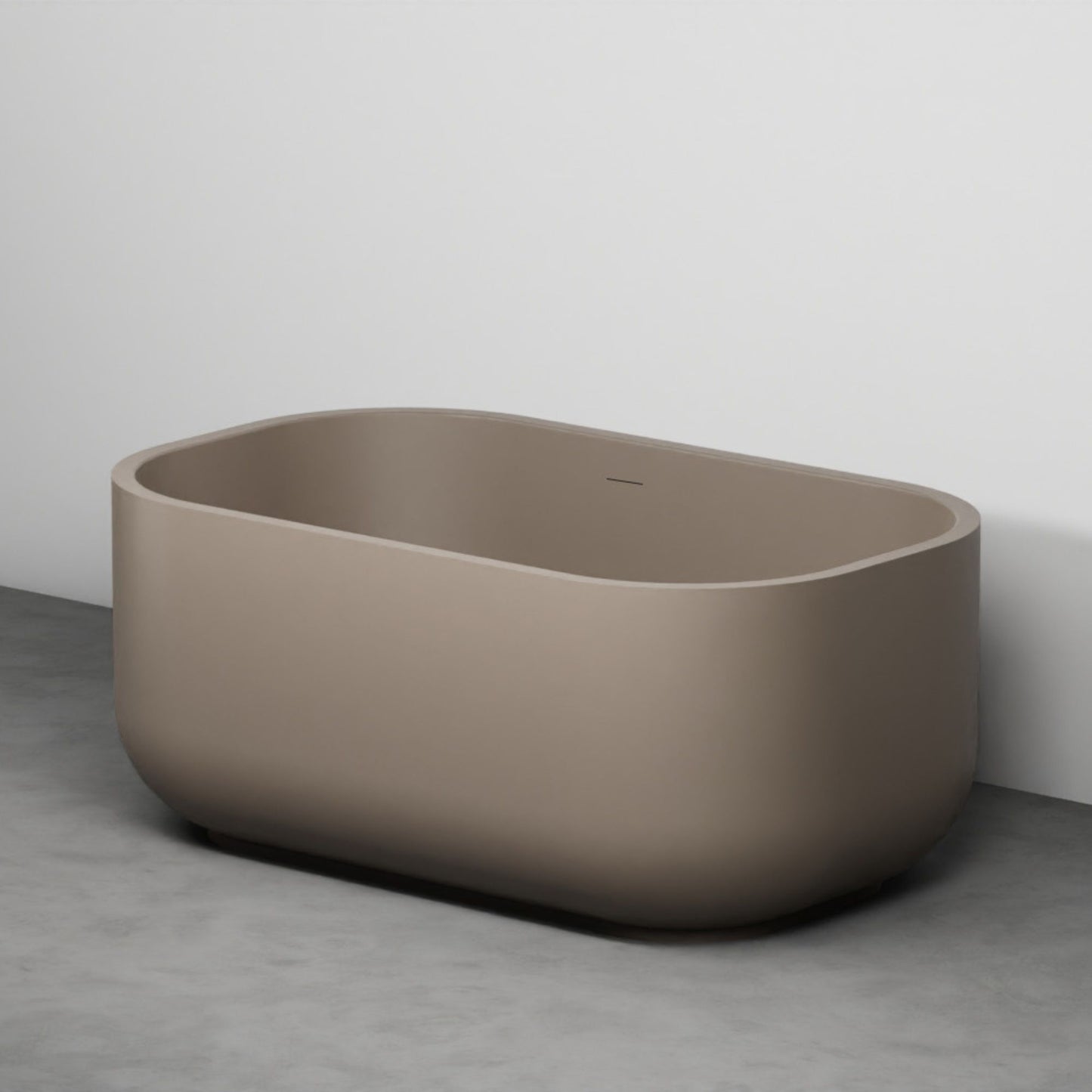 # VASCA DA BAGNO DAFNE IN SOLID SURFACE - CERAMICA CIELO design compatto e finiture opache di pregio