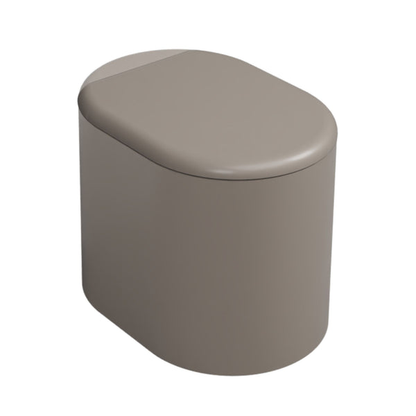 # WC A TERRA ITACA con accessorio inox integrato a destra - CIELO sanitari a pavimento in ceramica vaso per bagno