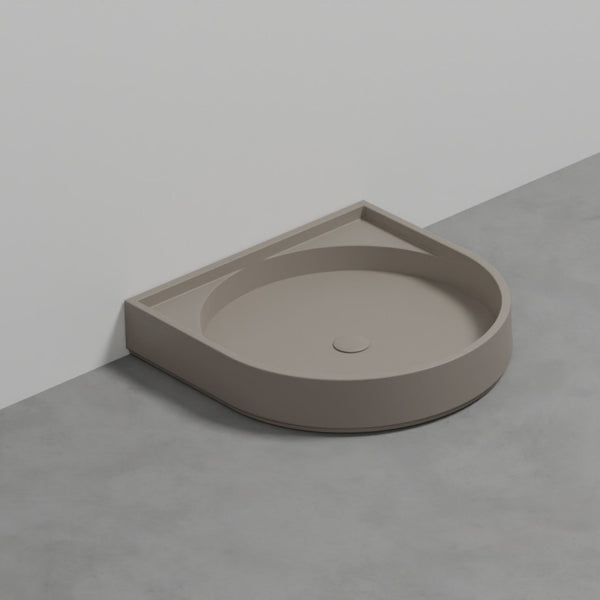 # PIATTO DOCCIA AUGUSTO 106x106 h20 cm - CERAMICA CIELO elemento d’arredo bagno raffinato e scenografico