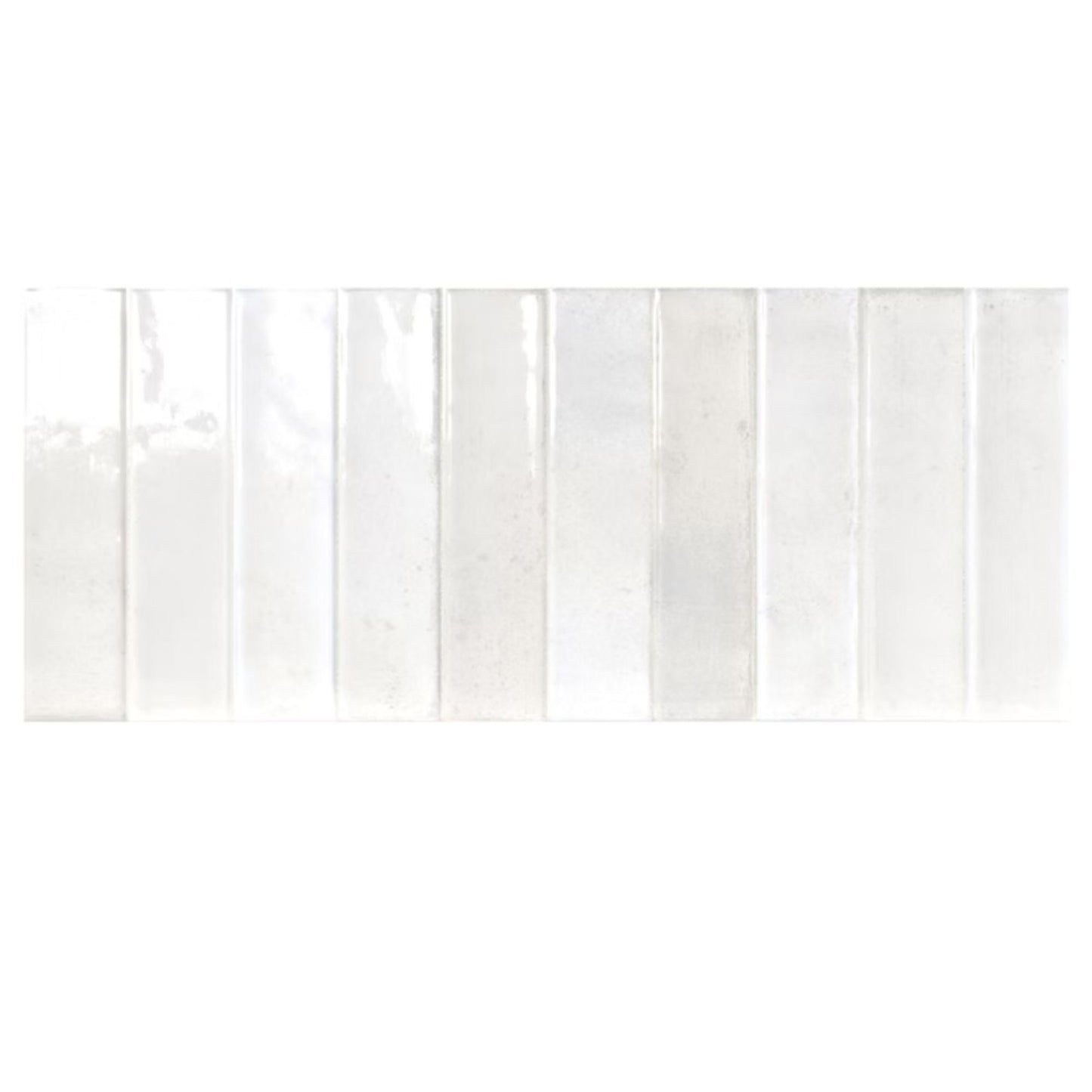 ARTISAN SAVOIA ITALIA rivestimenti in bicottura in pasta bianca effetto mattoncino e decorati per bagno e living