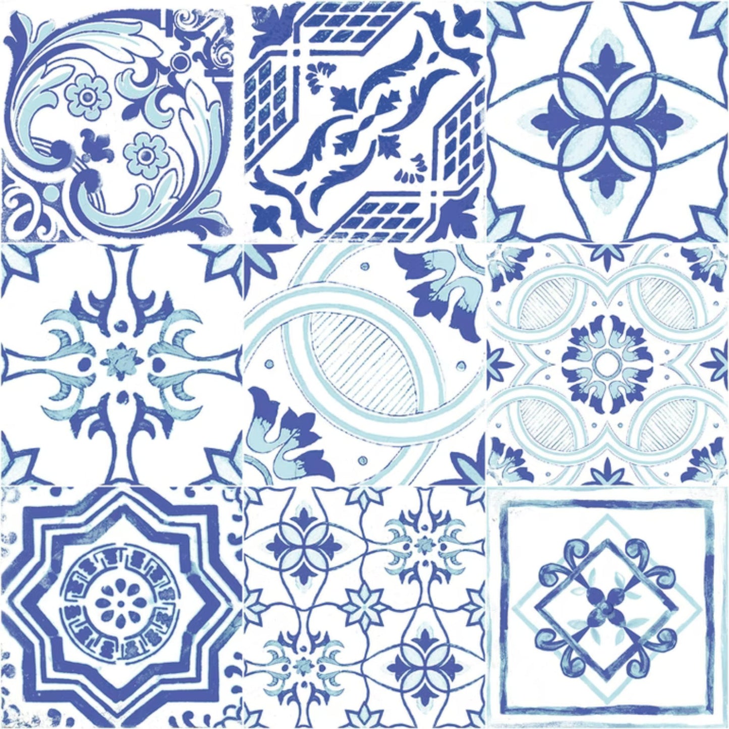 VIETRI SAVOIA ITALIA Piastrelle in gres porcellanato decorato effetto maioliche partenopee vivaci e artigianali per pavimenti e rivestimenti