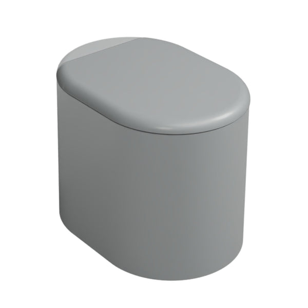 # WC A TERRA ITACA con accessorio inox integrato a destra - CIELO sanitari a pavimento in ceramica vaso per bagno