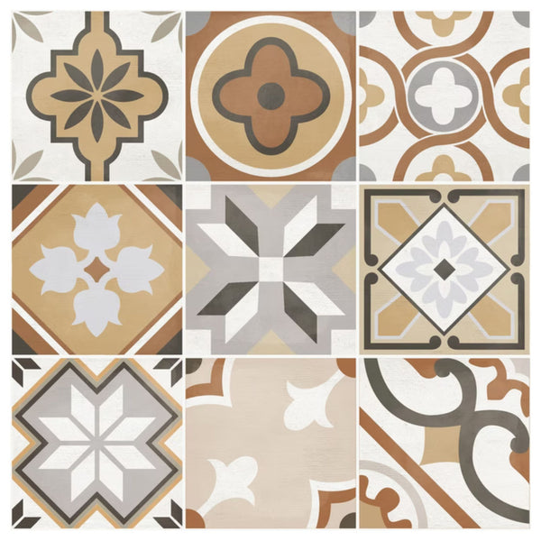 ANTHOLOGY SAVOIA ITALIA rivestimenti in bicottura in pasta bianca effetto cemento decorato per pareti bagno e living