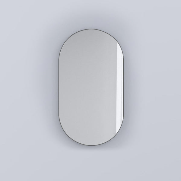# SPECCHIO BAGNO OVALE OVAL con cornice laccata - CERAMICA CIELO Ideale come elemento singolo sopra il lavabo o in coppia per soluzioni doppie