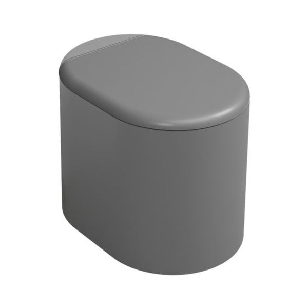 # WC A TERRA ITACA con accessorio inox integrato a destra - CIELO sanitari a pavimento in ceramica vaso per bagno
