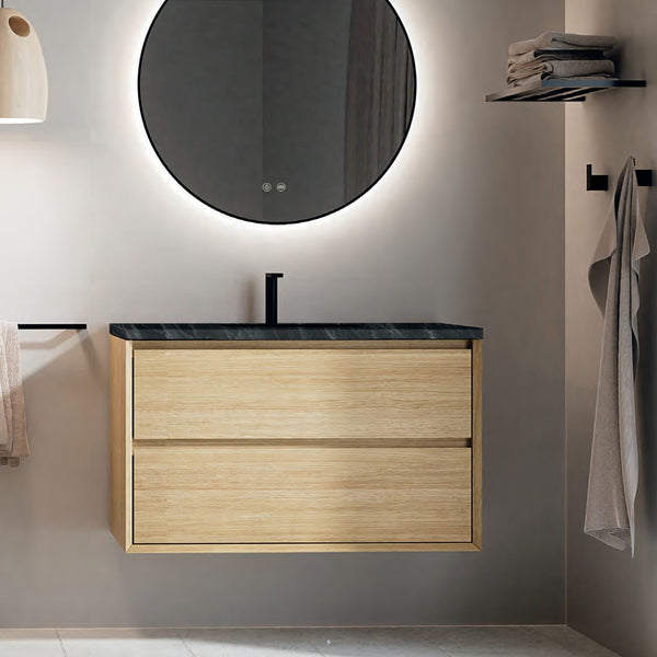 # MOBILE F5 COOL MUD 100Cm - NOFER in Compensato Marino, design elegante e resistente per il Bagno