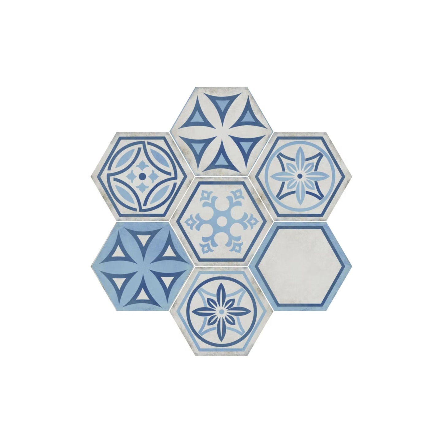 HEXAGON SAVOIA ITALIA gres porcellanato esagonale effetto cemento e cotto moderno per pavimenti e rivestimenti design