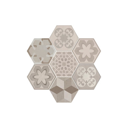 HEXAGON SAVOIA ITALIA gres porcellanato esagonale effetto cemento e cotto moderno per pavimenti e rivestimenti design