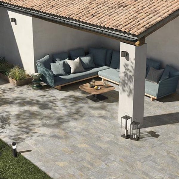 # EXTERNA QUARZITE - EMILCERAMICA forte e resistente come la pietra dolomitica per pavimenti esterni