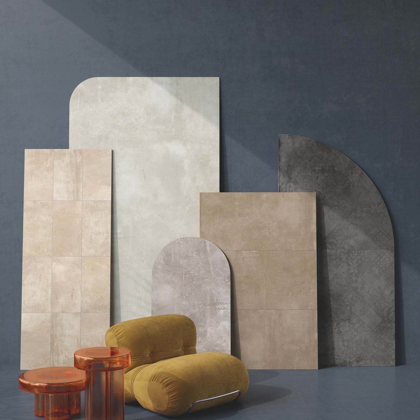 PORTLAND FONDOVALLE gres porcellanato lastre e piastrelle dal design contemporaneo per pareti e pavimenti