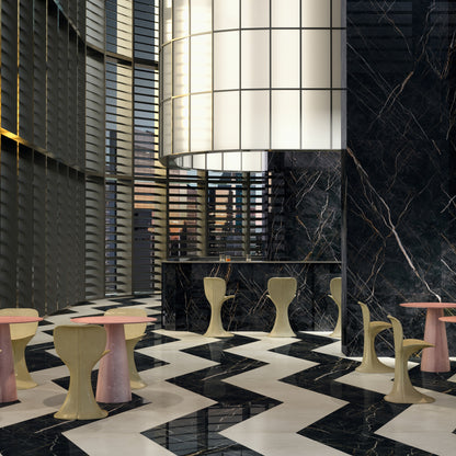 INFINITO 2.0 FONDOVALLE Marmi total black, grigi look naturale, marroni e bianchi dalle texture variegate e venature ampie