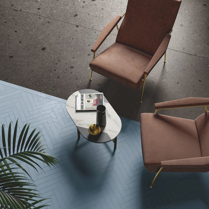 RES ART FONDOVALLE gres porcellanato effetto resina spatolata superfici materiche dal design contemporaneo.