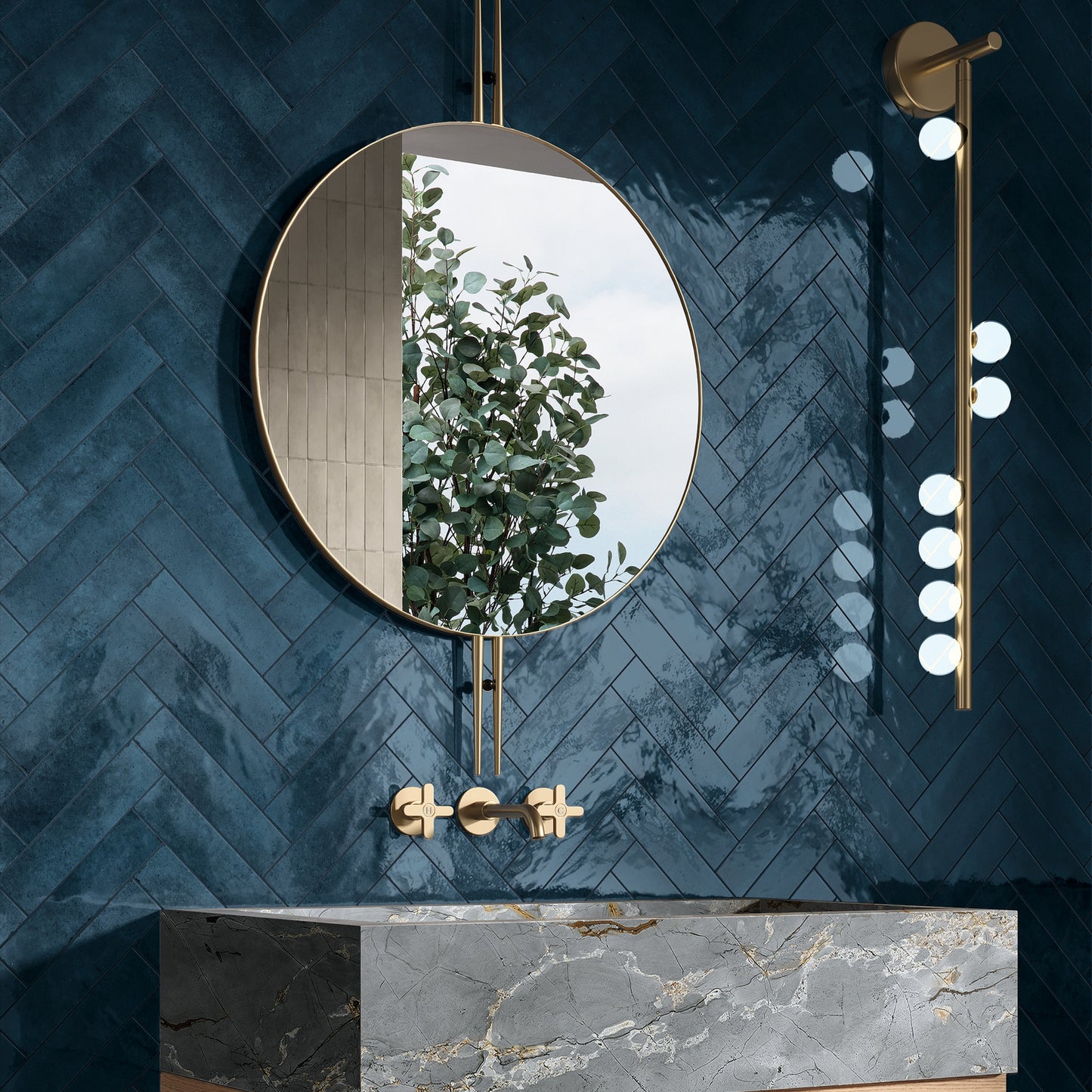 BRIT FONDOVALLE rivestimento per pareti dal pattern visivo dinamico, le rifrazioni della luce creano giochi di colore che ricordano le sfumature del mare