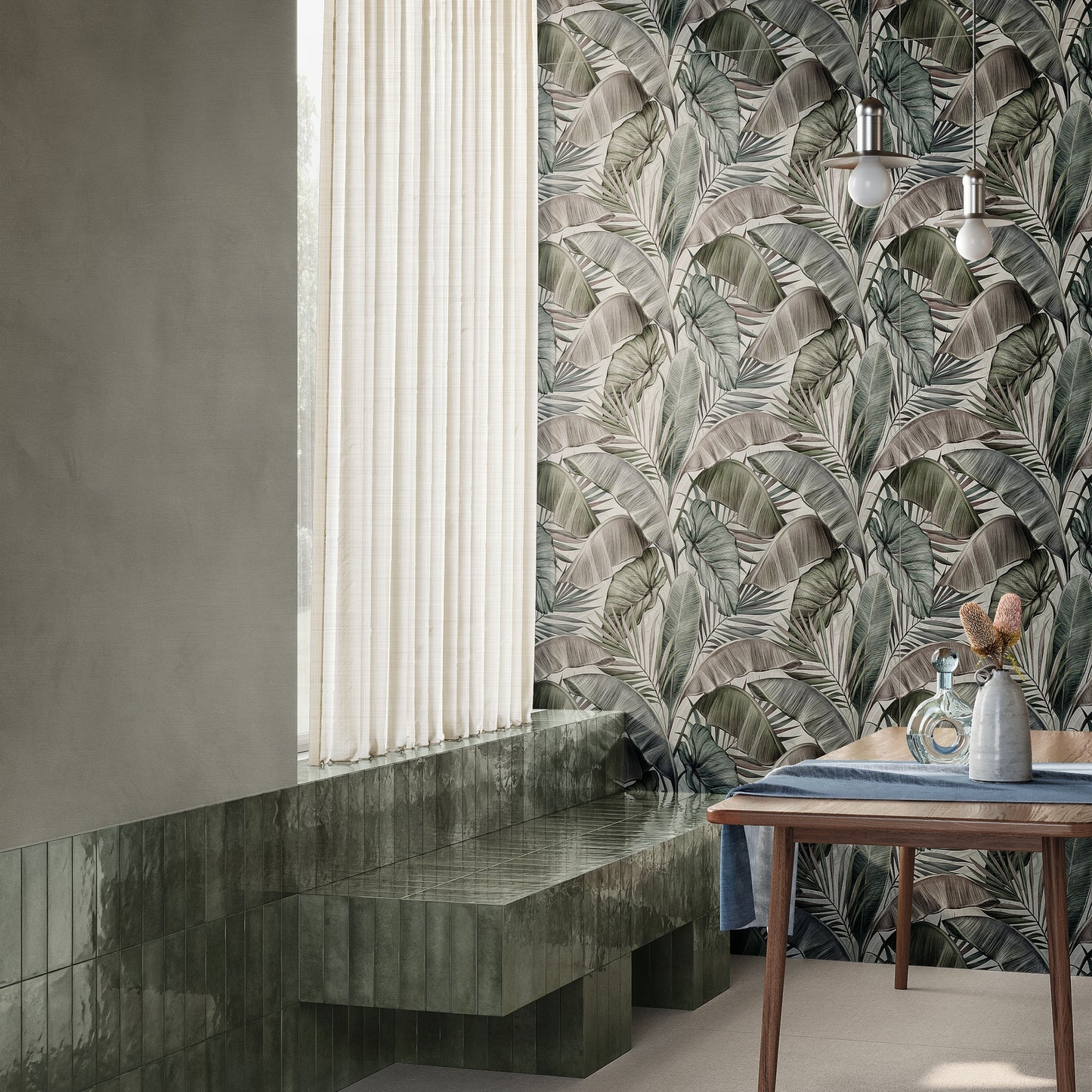 Gres porcellanato DREAM FONDOVALLE effetto wallpaper di grandi dimensioni senza rinunciare alle prestazioni del gres