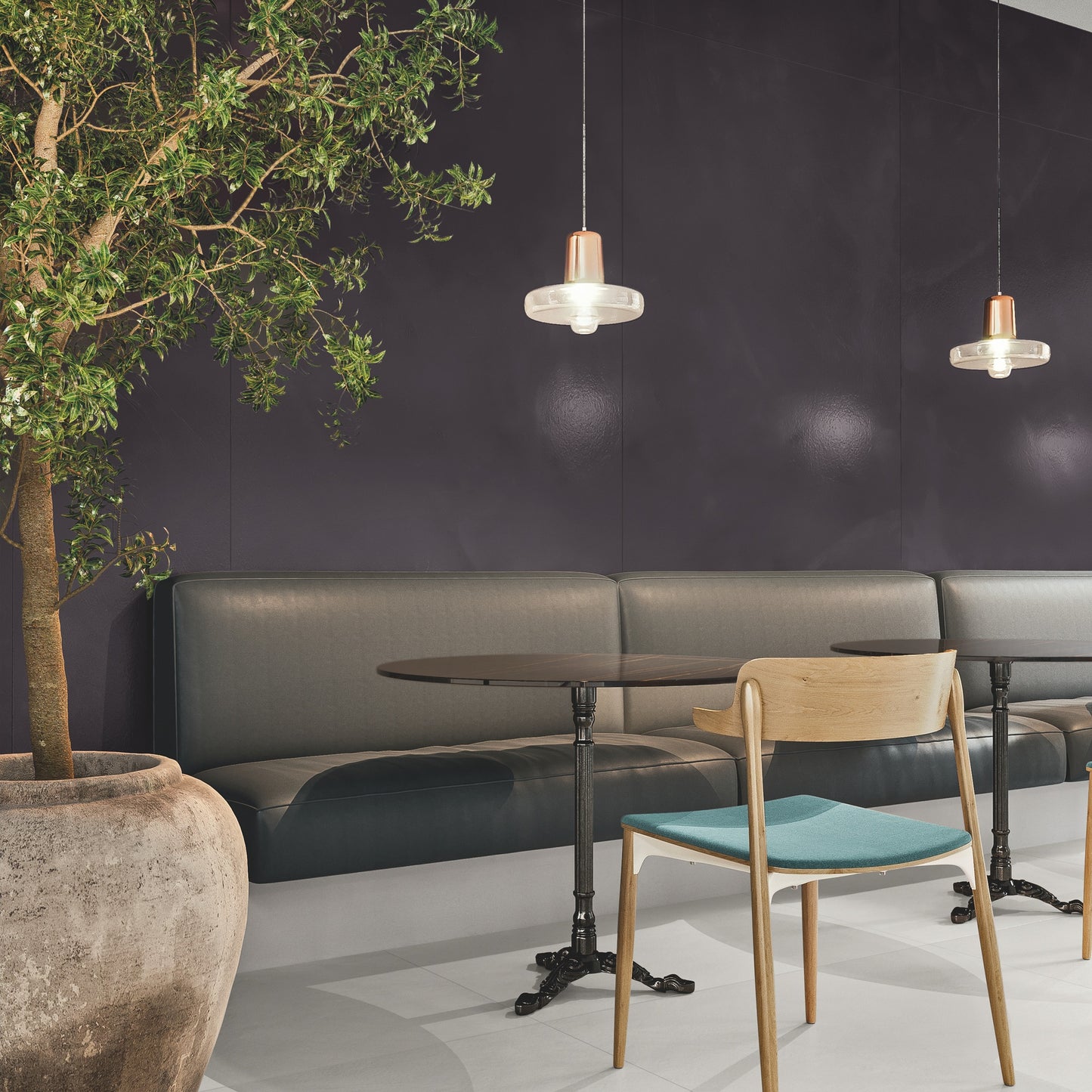 RES ART FONDOVALLE gres porcellanato effetto resina spatolata superfici materiche dal design contemporaneo.