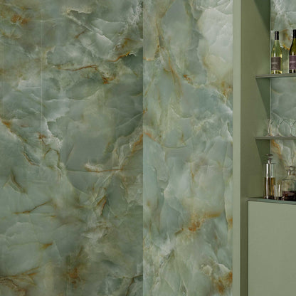 ONYX FONDOVALLE Gres porcellanato effetto marmo 6mm Crystal Technology grandi formati