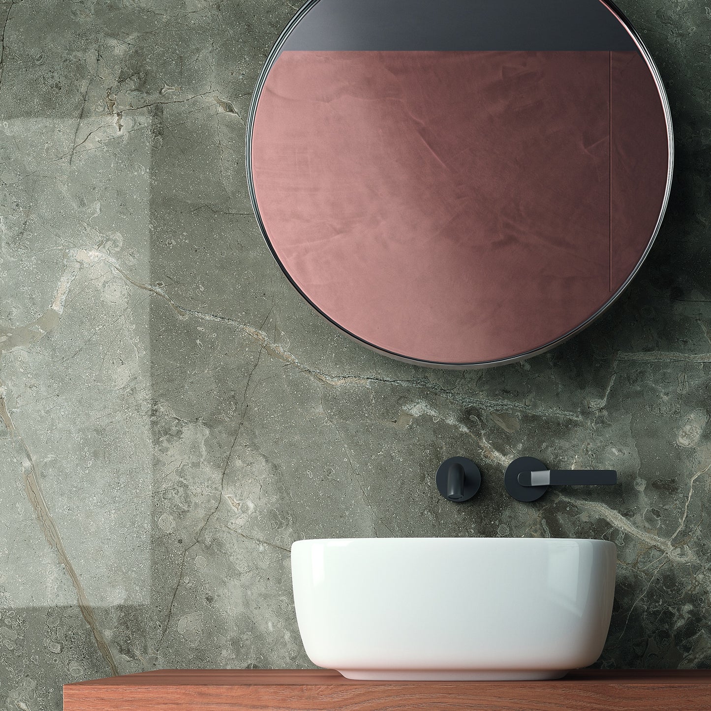 INFINITO 2.0 FONDOVALLE Marmi total black, grigi look naturale, marroni e bianchi dalle texture variegate e venature ampie