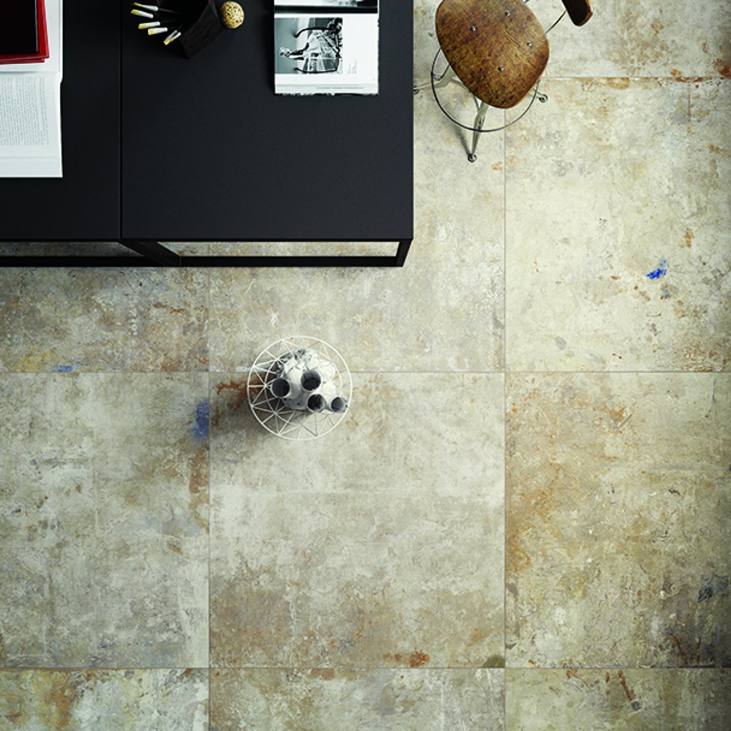 Gres Porcellanato ACTION FONDOVALLE Lastre ceramiche italiane effetto cemento dal design unico