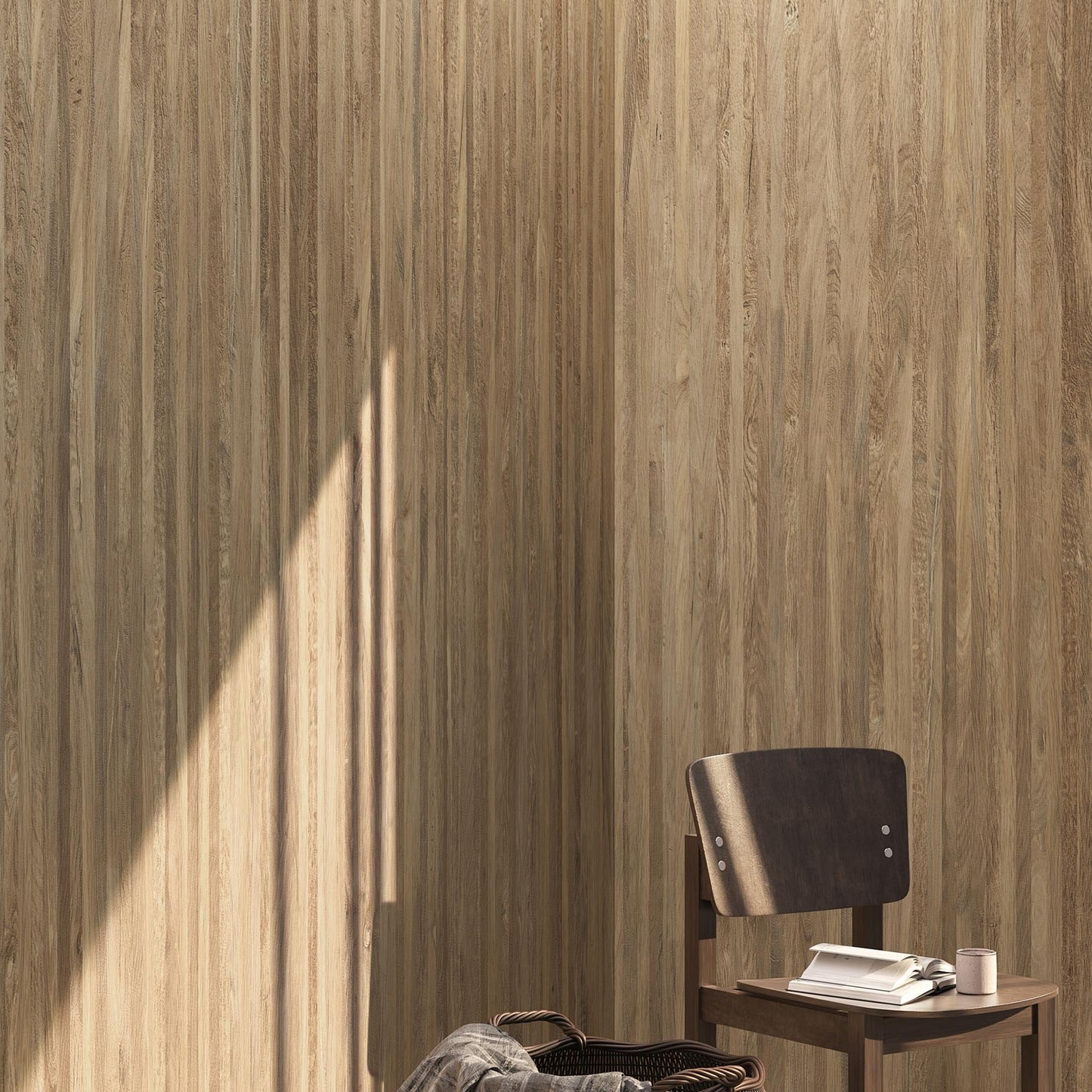 WOODBLOCK FONDOVALLE gres porcellanato effetto legno rovere finitura Real Matt e tecnologia 3D Texture