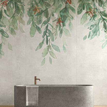 Gres porcellanato DREAM FONDOVALLE effetto wallpaper di grandi dimensioni senza rinunciare alle prestazioni del gres