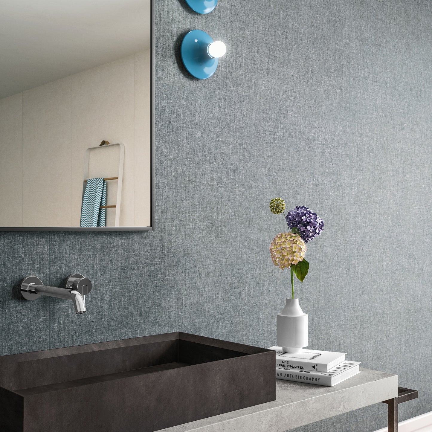 Gres porcellanato DREAM FONDOVALLE effetto wallpaper di grandi dimensioni senza rinunciare alle prestazioni del gres