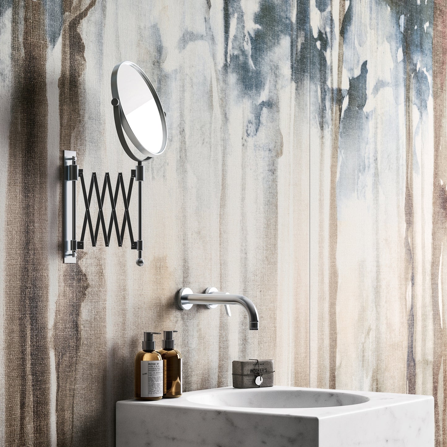 Gres porcellanato DREAM FONDOVALLE effetto wallpaper di grandi dimensioni senza rinunciare alle prestazioni del gres