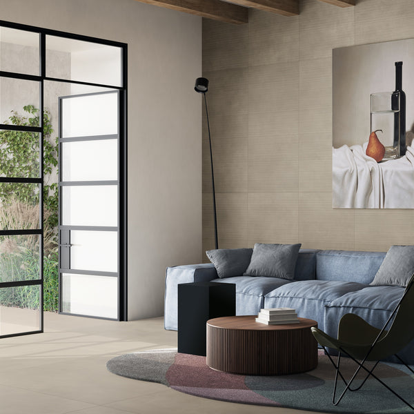 HOMESCAPE FONDOVALLE piastrelle in ceramica effetto cemento per pavimenti e rivestimenti
