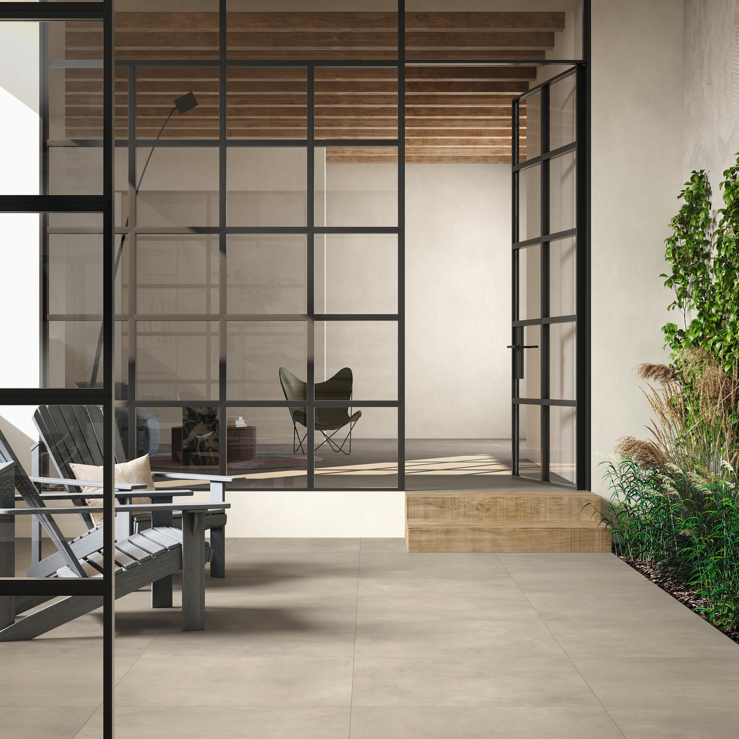 HOMESCAPE FONDOVALLE piastrelle in ceramica effetto cemento per pavimenti e rivestimenti