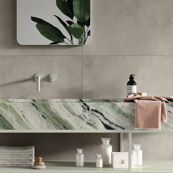 HOMESCAPE FONDOVALLE piastrelle in ceramica effetto cemento per pavimenti e rivestimenti
