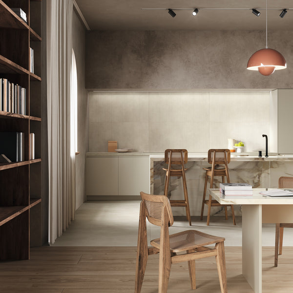 HOMESCAPE FONDOVALLE piastrelle in ceramica effetto cemento per pavimenti e rivestimenti