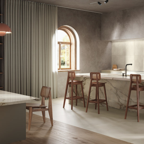 HOMESCAPE FONDOVALLE piastrelle in ceramica effetto cemento per pavimenti e rivestimenti