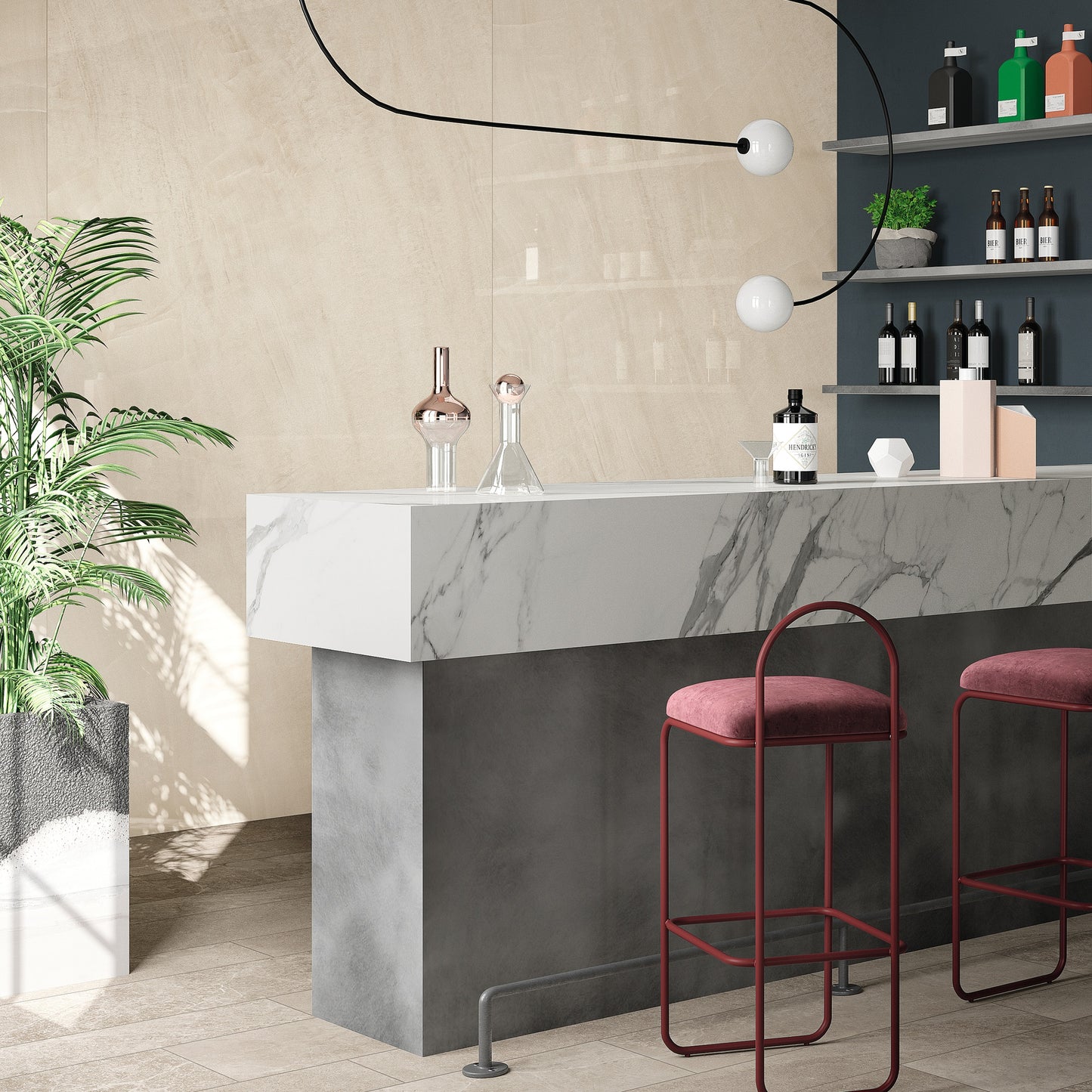 INFINITO 2.0 FONDOVALLE Marmi total black, grigi look naturale, marroni e bianchi dalle texture variegate e venature ampie