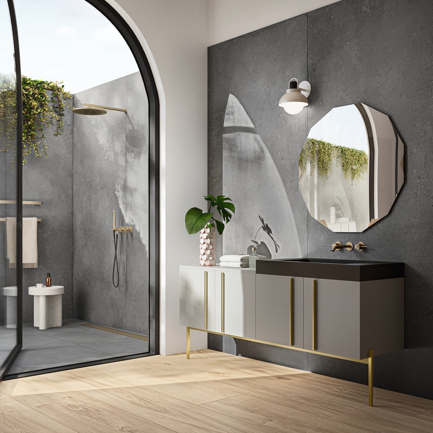 PIGMENTO FONDOVALLE gres porcellanato dalle superfici estremamente opache per pavimenti e rivestimenti