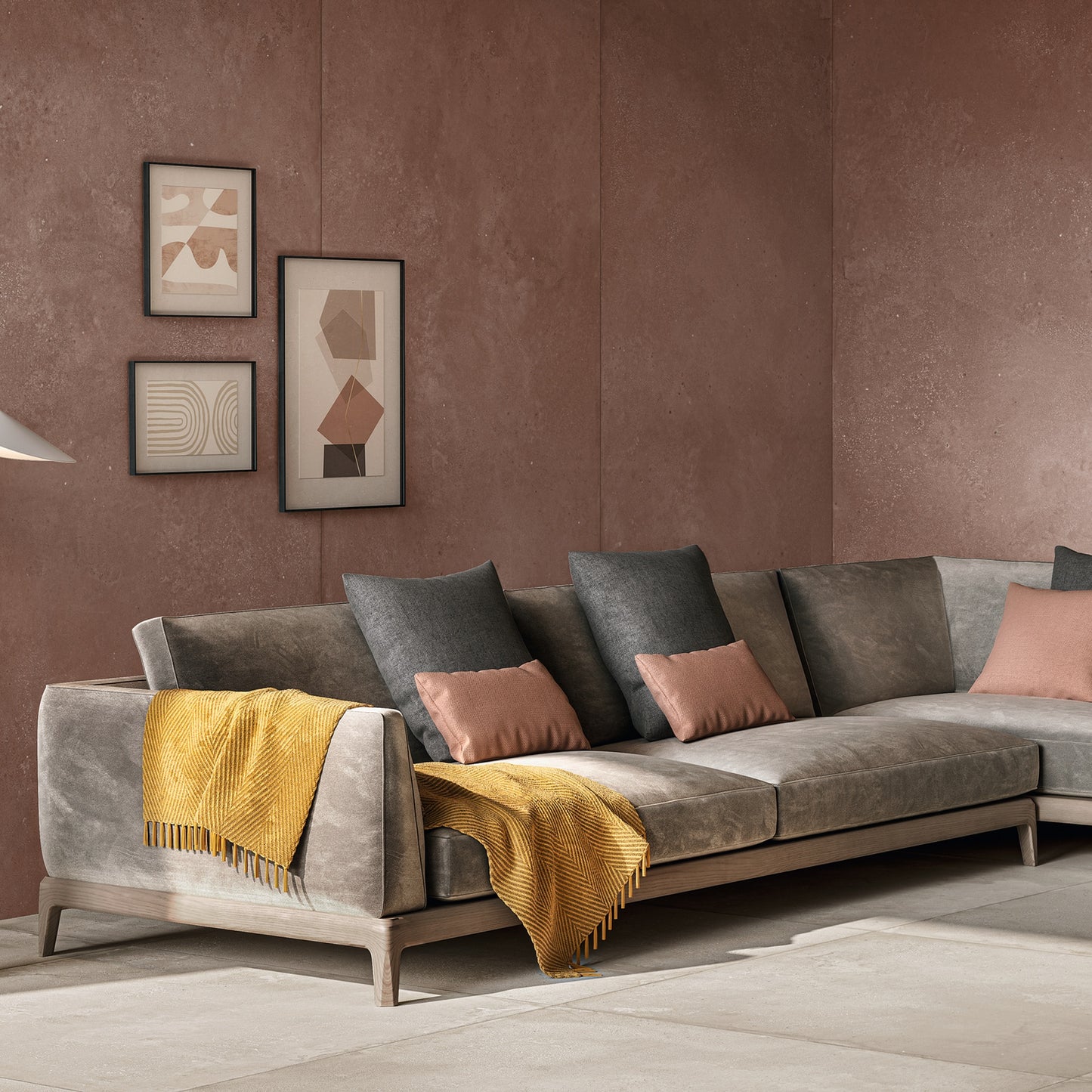 PIGMENTO FONDOVALLE gres porcellanato dalle superfici estremamente opache per pavimenti e rivestimenti