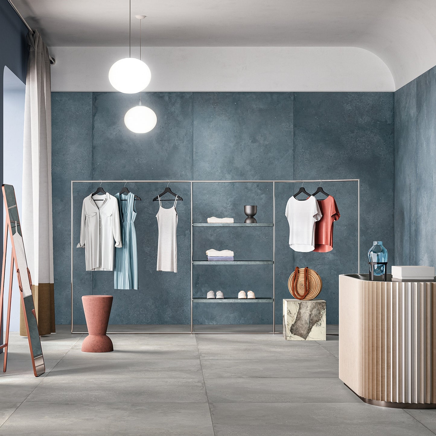 PIGMENTO FONDOVALLE gres porcellanato dalle superfici estremamente opache per pavimenti e rivestimenti