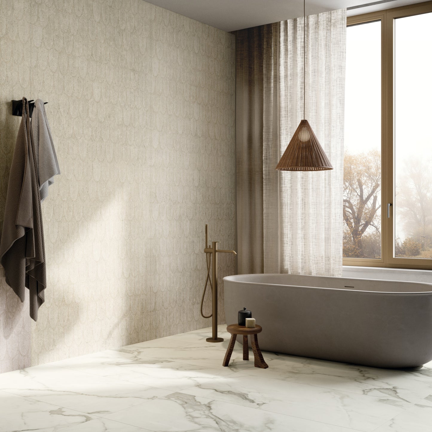 INFINITO 2.0 FONDOVALLE Marmi total black, grigi look naturale, marroni e bianchi dalle texture variegate e venature ampie