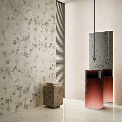 Gres porcellanato DREAM FONDOVALLE effetto wallpaper di grandi dimensioni senza rinunciare alle prestazioni del gres