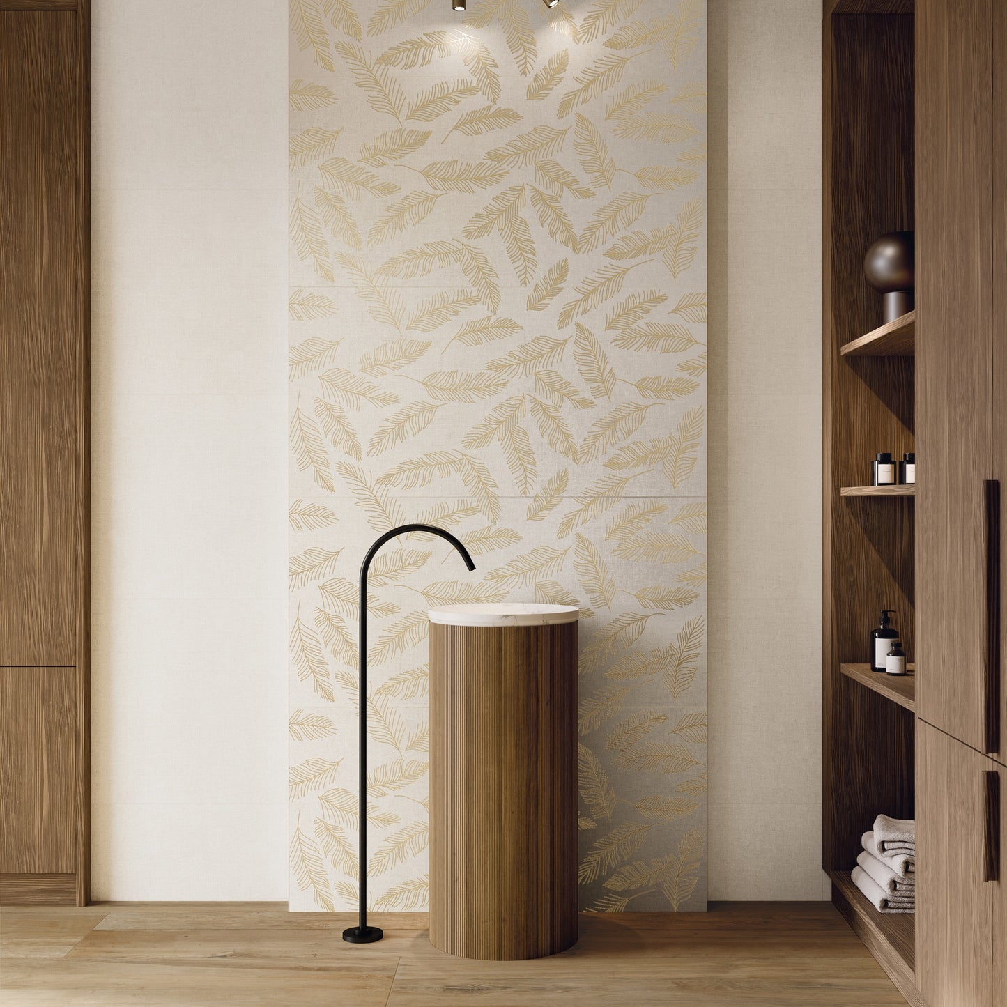 Gres porcellanato DREAM FONDOVALLE effetto wallpaper di grandi dimensioni senza rinunciare alle prestazioni del gres