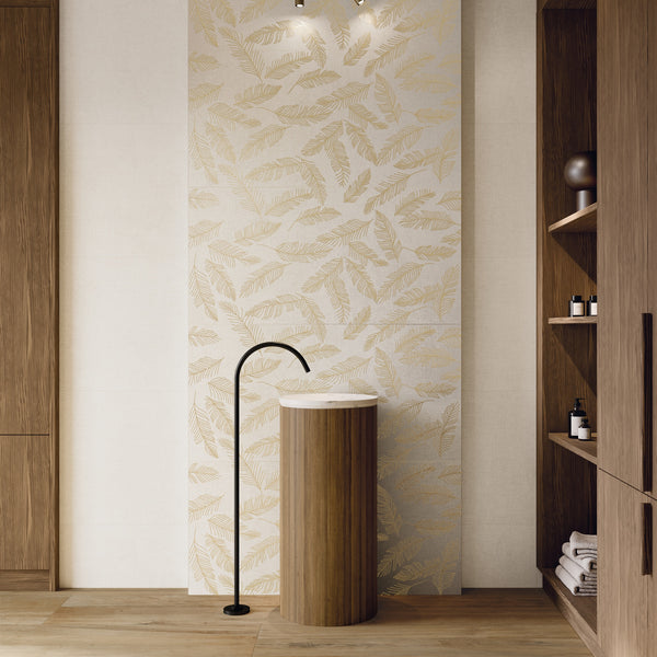 Gres porcellanato DREAM FONDOVALLE effetto wallpaper di grandi dimensioni senza rinunciare alle prestazioni del gres