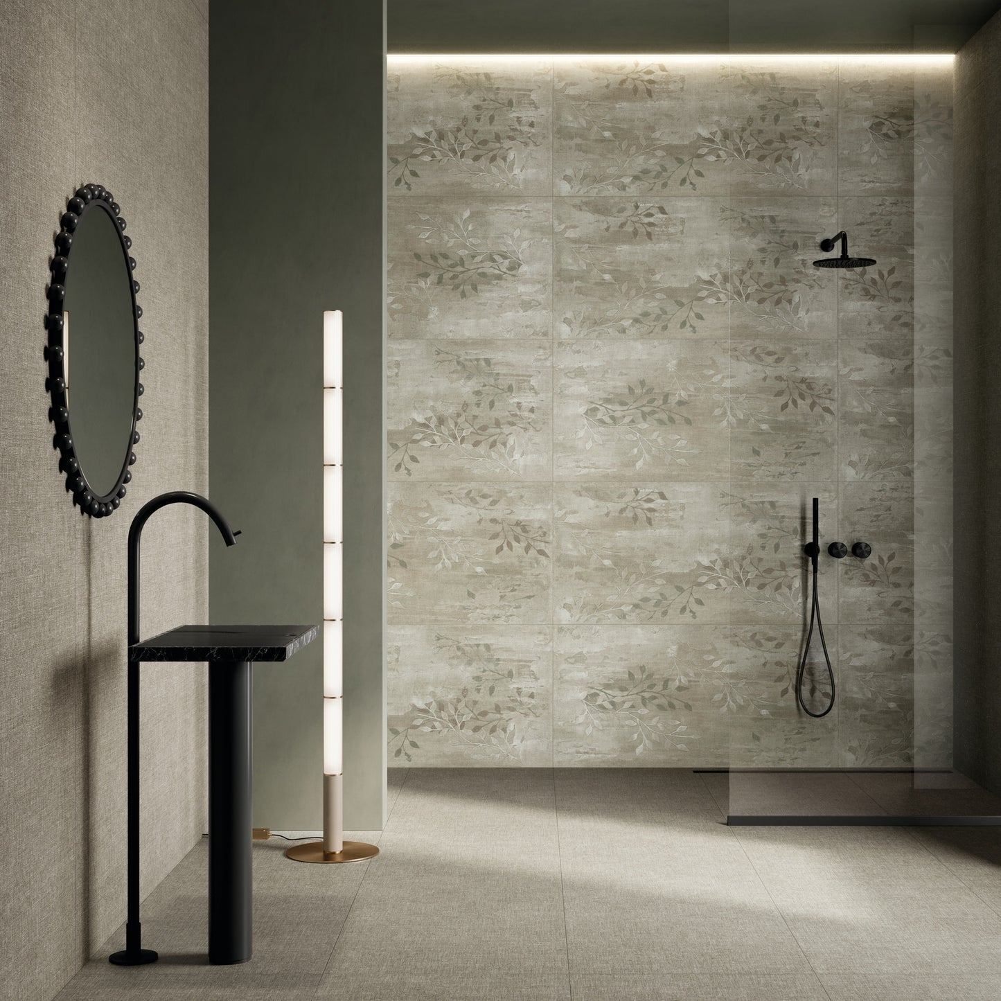 Gres porcellanato DREAM FONDOVALLE effetto wallpaper di grandi dimensioni senza rinunciare alle prestazioni del gres