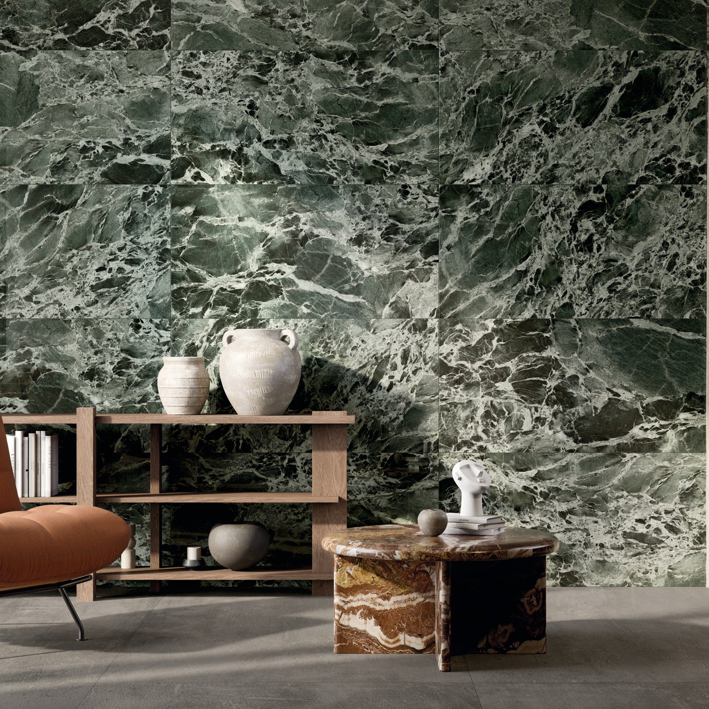 INFINITO 2.0 FONDOVALLE Marmi total black, grigi look naturale, marroni e bianchi dalle texture variegate e venature ampie